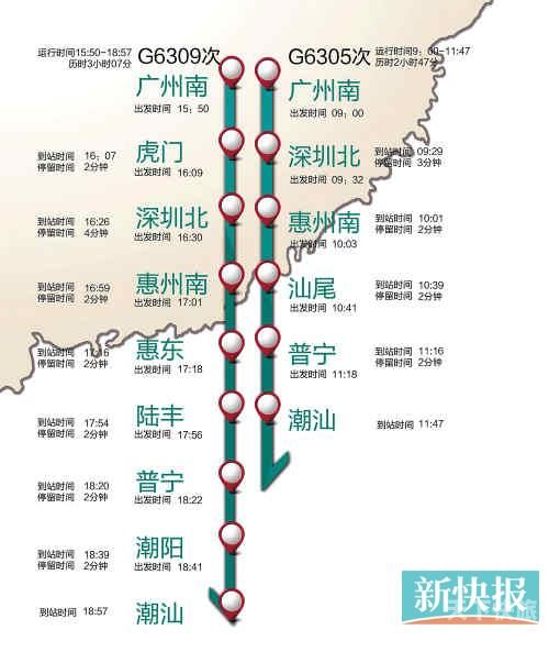广州南站到益阳火车站（广州南到益阳南高铁时刻表）