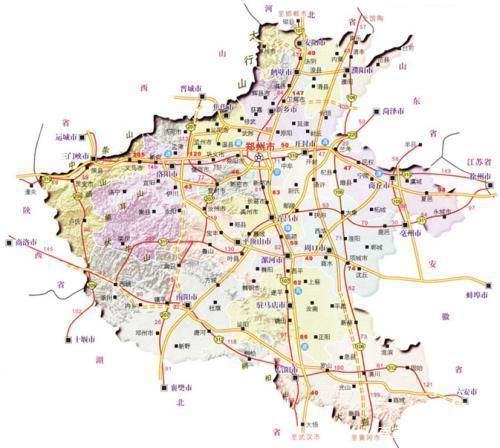 河南交通自驾地图（河南交通路线地图）